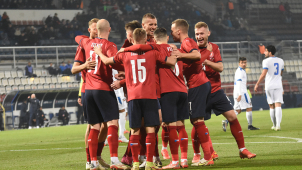 Repre na Andrově stadionu cvičila zakončení