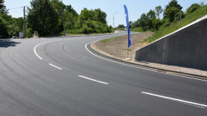 Ze Spů do Krčína řidiči jezdí po nové silnici za 48 milionů