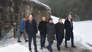 Ministr kultury si prohlédl pevnost Hanička