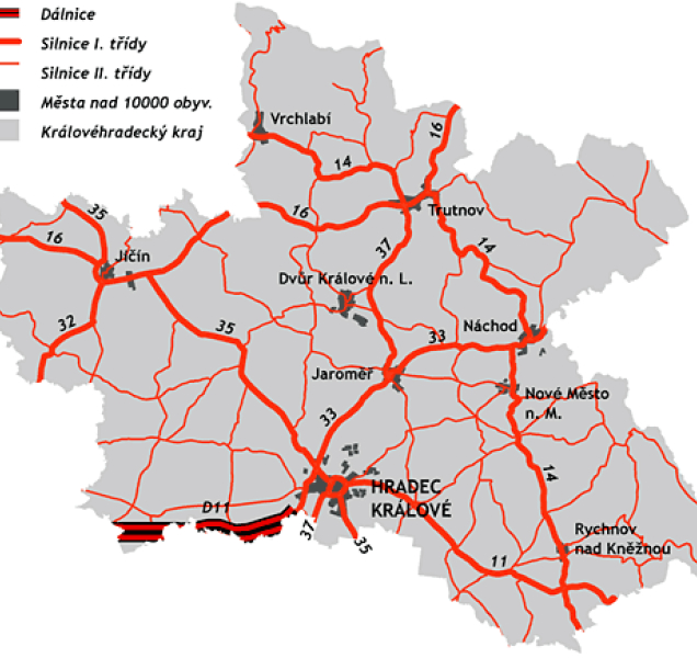 Kraj chce od státu převzít 42 kilometrů silnic I. třídy